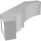 Ekena Millwork 5 1/2-in. W x 18-in. D x 18-in. H Balboa Architectural Grade PVC Knee Brace BRCP055X18X18BOA - alternate 4